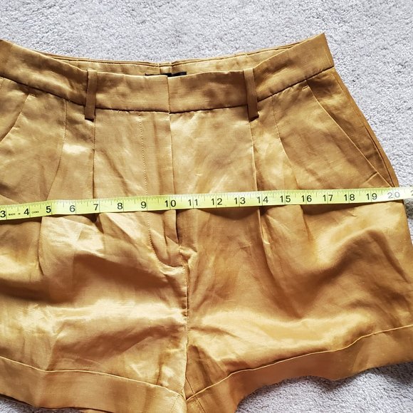 J. Crew Drapey Short in Satin-Faced Linen - Picture 6 of 7